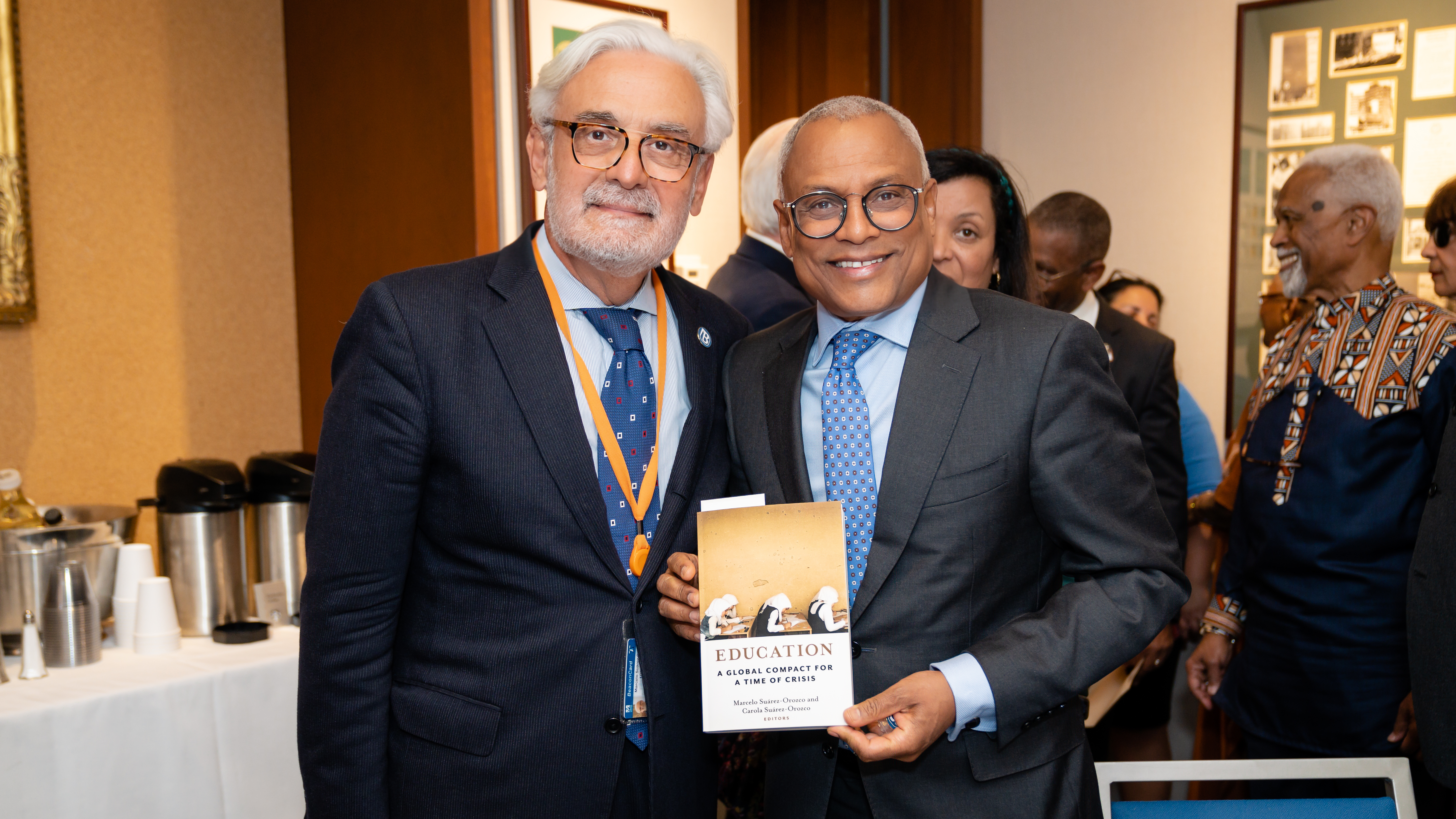 Chancellor Marcelo Suárez-Orozco and the Honorable José Maria Neves 