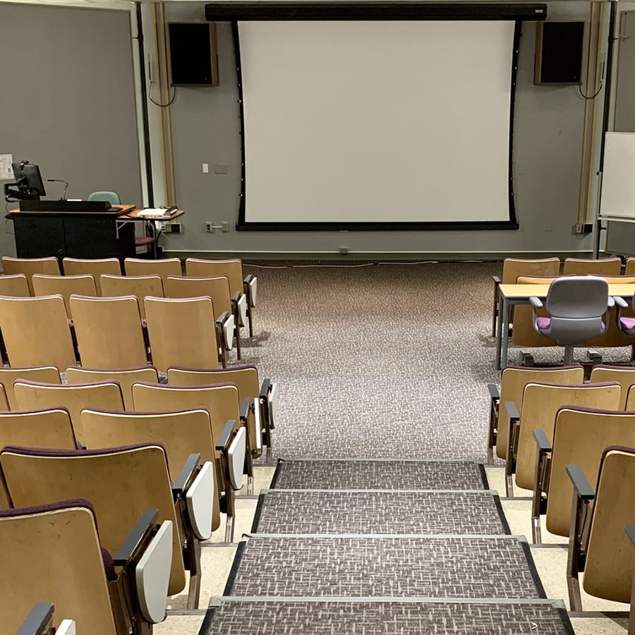 Healey Auditorium.