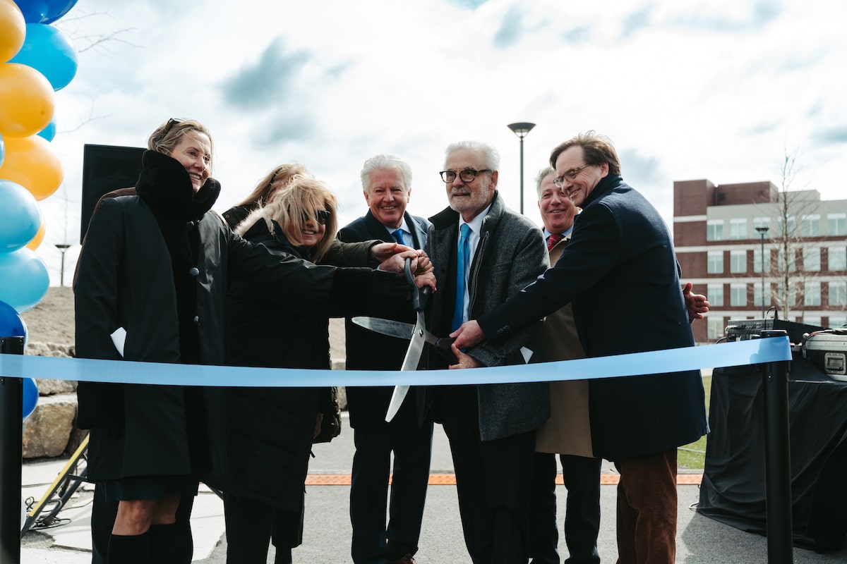 Chancellor Cuts Ribbon on New Quad, UMass Boston 2.0