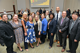 Group of people at the Center Collaborative Leadership 20th anniversary.