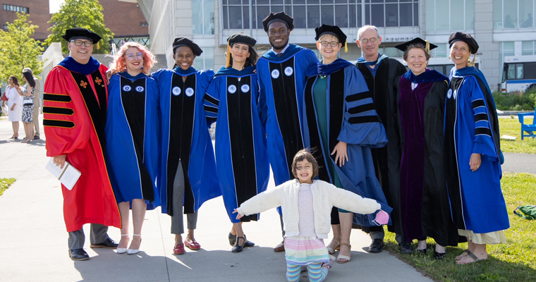 Group of doctoral grads