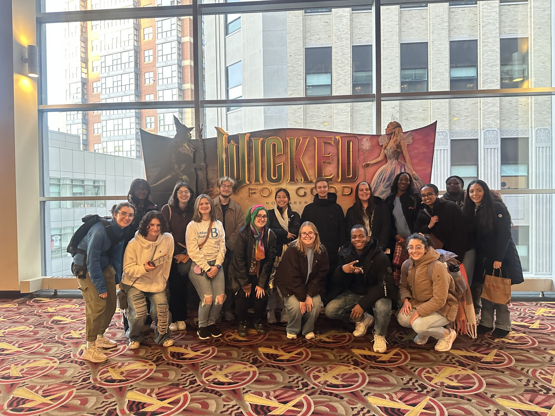 UMB students at Wicked for Good Honors event
